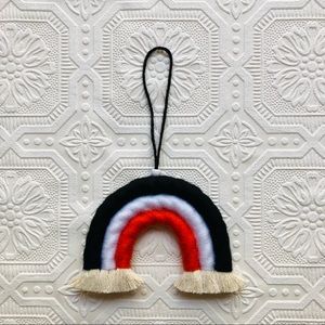 New! Handmade Halloween Rainbow Macrame Wall Decor